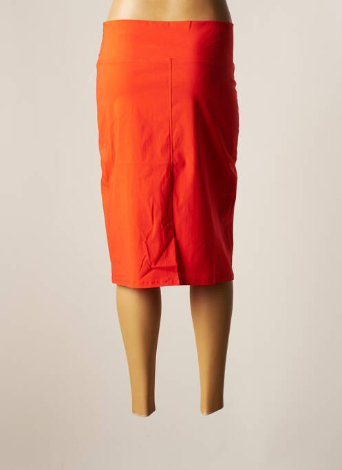 Fustă midi portocaliu MODE DE PARIS femeie