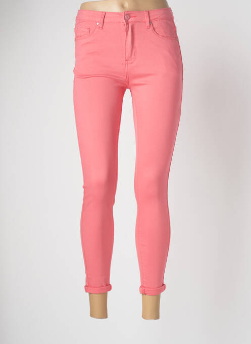 Pantalon slim roz NINA CARTER femeie