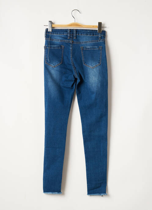 Blugi cu croială slim albastru D.CHERRI femeie