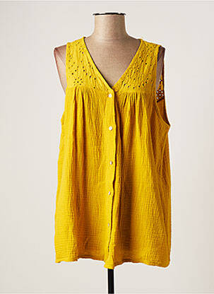 Top galben LA PETITE NÎMOISE femeie