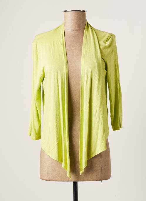 Vestă cu mâneci lungi verde MARBLE femeie