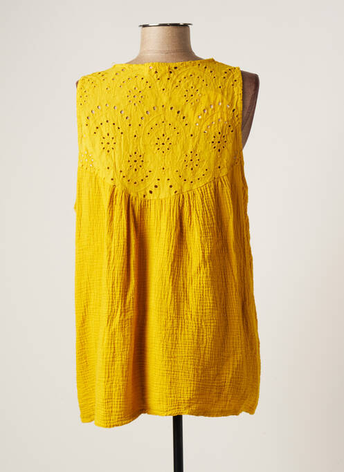 Top galben LA PETITE NÎMOISE femeie