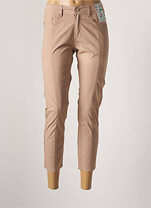 Pantalon trei sferturi bej S.QUISE femeie