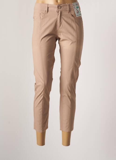 Pantalon trei sferturi bej S.QUISE femeie