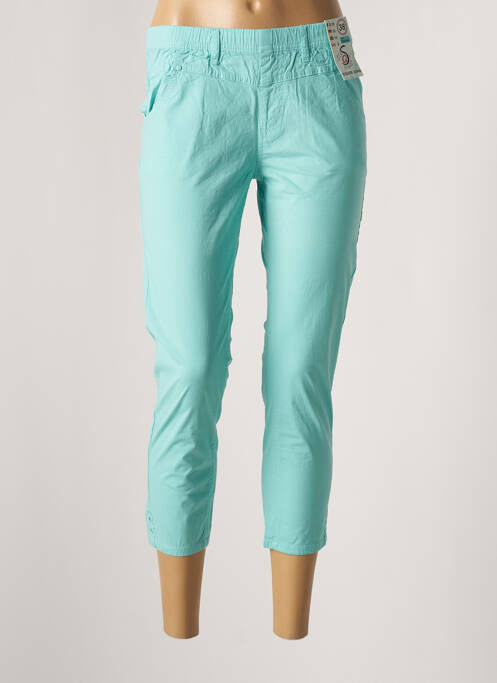 Pantalon trei sferturi albastru S.QUISE femeie