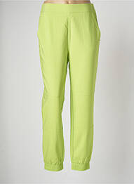 Pantalon drept talie înaltă talie înaltă verde TWINSET femeie