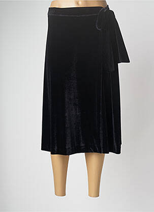 Fustă midi elasticitate negru INDI & COLD femeie