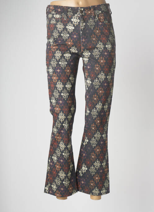 Pantalon evazat gri FIVE femeie