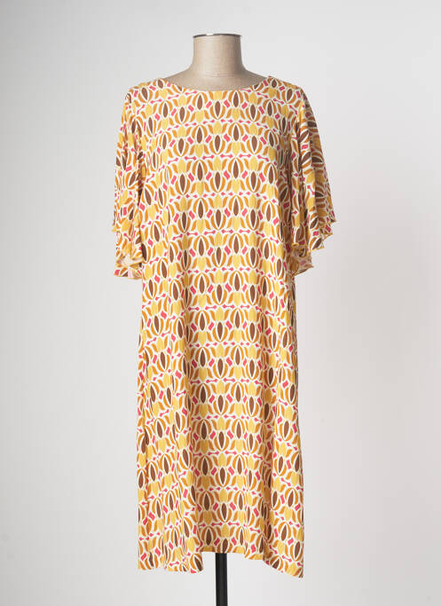 Rochie midi bej MARIA BELLENTANI femeie