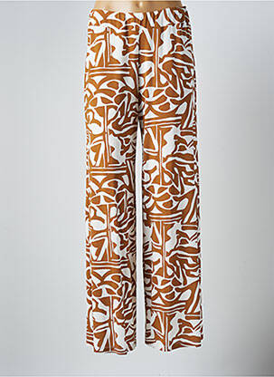 Pantalon larg maro MARIA BELLENTANI femeie