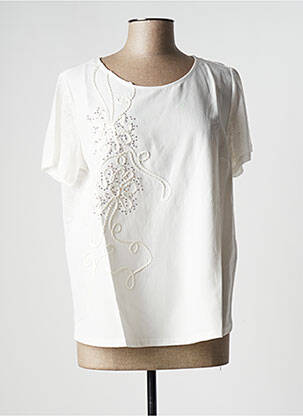 Top alb MARIA BELLENTANI femeie