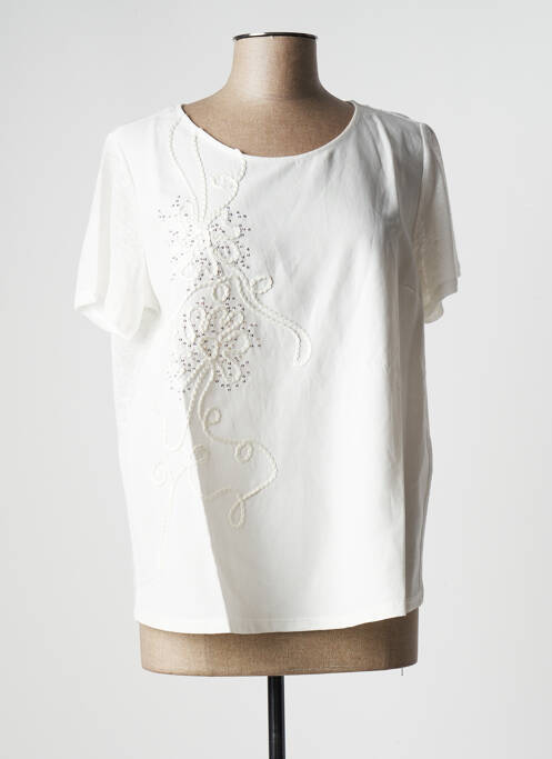 Top alb MARIA BELLENTANI femeie