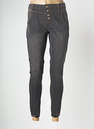 Blugi cu croială slim subțire mărime normală gri CREAM femme