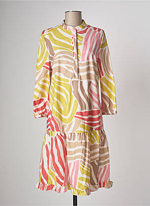 Rochie midi roz LUISA CERANO femeie