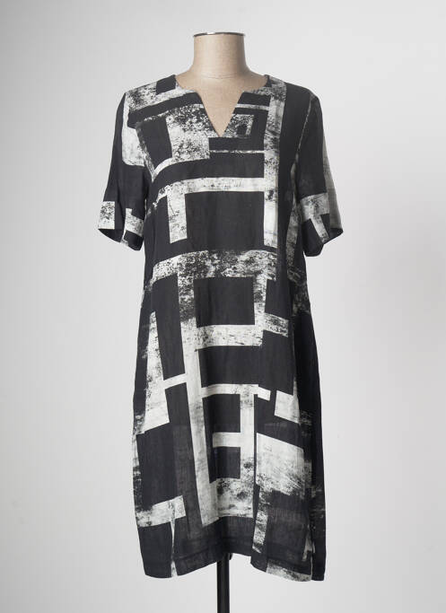 Rochie midi negru ORTO BOTANICO femeie