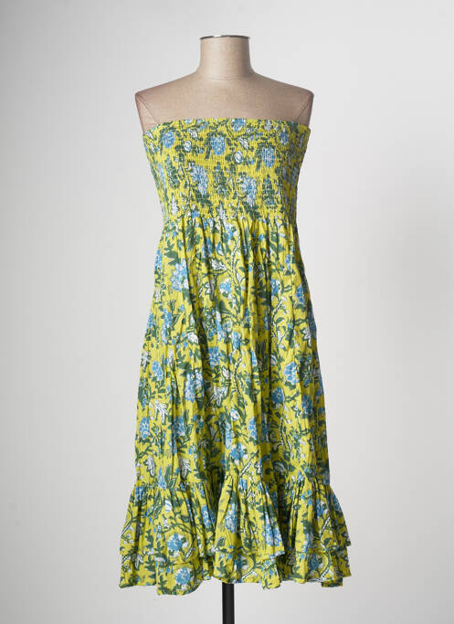 Rochie midi verde DRESS ADDICT femeie