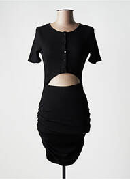 Rochie scurtă mâneci scurte mâneci scurte negru VERA & LUCY femme