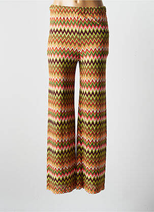 Pantalon larg portocaliu NINETTE femeie