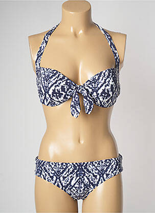 Costum de baie din două piese albastru DAG ADOM femeie