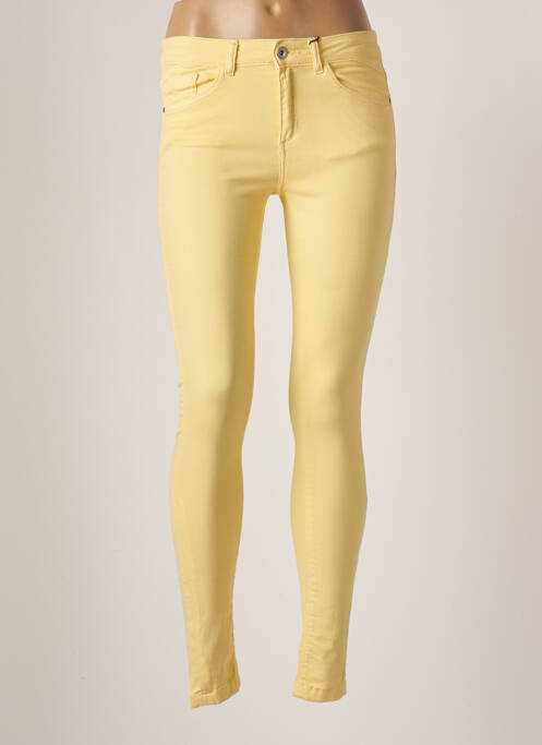 Blugi cu croială slim galben B.YOUNG femeie