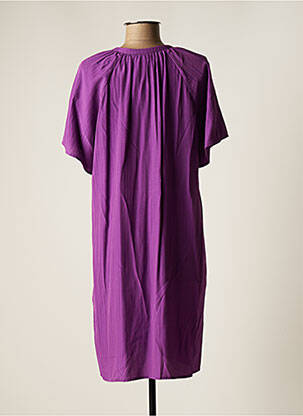 Rochie scurtă mâneci scurte mâneci scurte violet KAFFE femeie