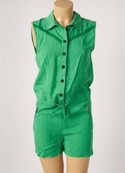 Salopetă scurtă verde ONLY femeie