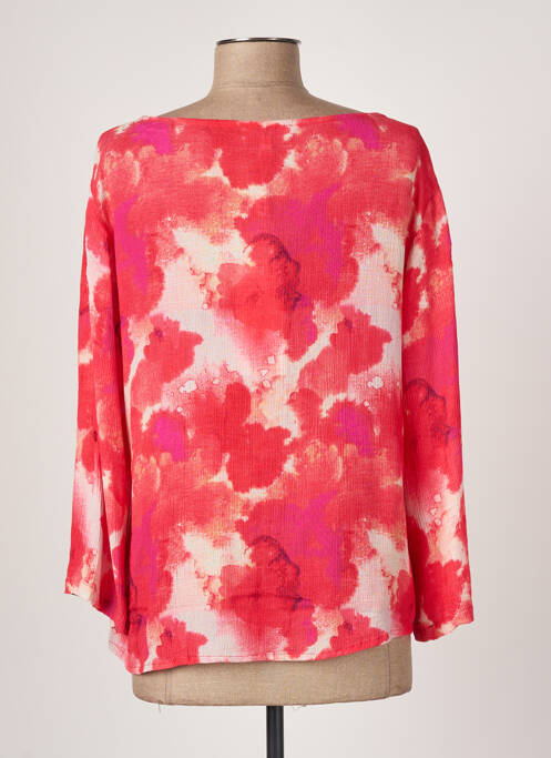 Cămașă imprimeu floral mâneci 3/4 roșu AGATHE & LOUISE femme