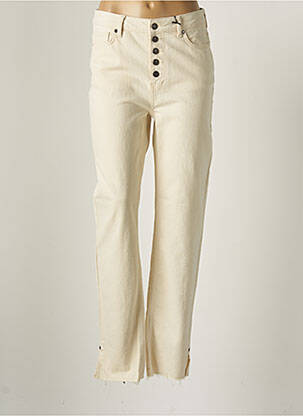 Blugi cu croială dreaptă bej YEST femeie