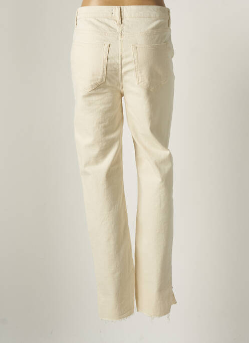 Blugi cu croială dreaptă bej YEST femeie