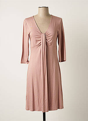 Rochie midi bej COEMI femeie