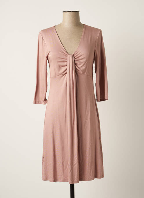 Rochie midi bej COEMI femeie