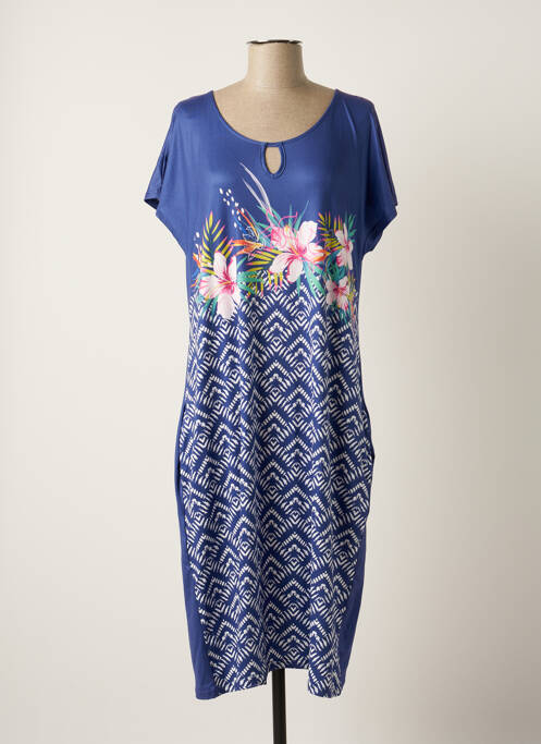 Rochie midi albastru ROSE POMME femeie