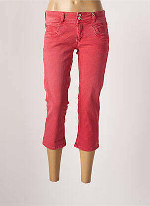 Pantalon trei sferturi roșu STREET ONE femeie