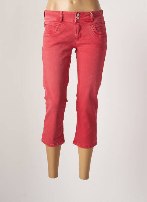 Pantalon trei sferturi roșu STREET ONE femeie