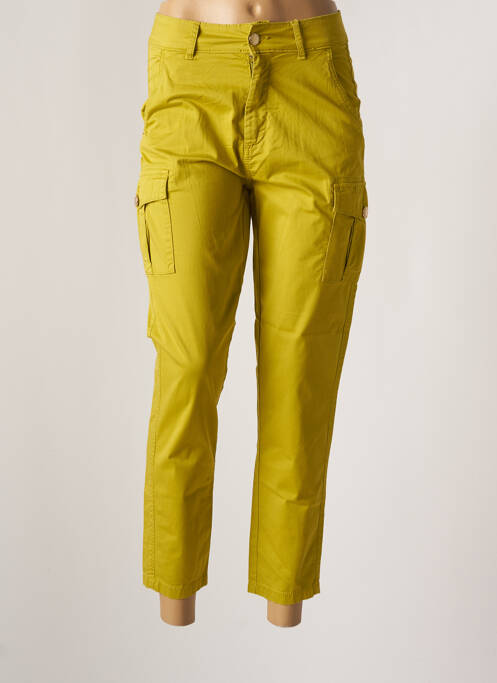 Pantalon 7/8 verde YES.ZEE femeie