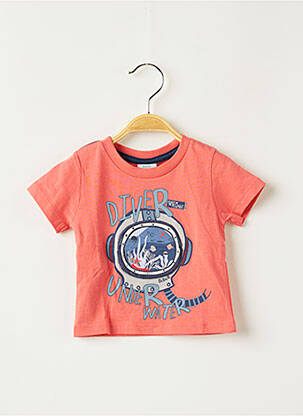 Tricou elasticitate mâneci scurte roșu BOBOLI băiat
