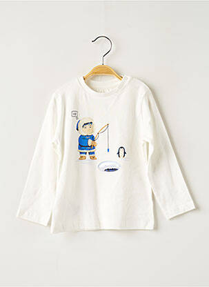 Tricou alb MAYORAL băiat