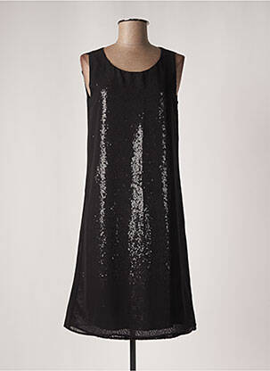 Rochie midi croială fluidă fără mâneci negru STREET ONE femeie