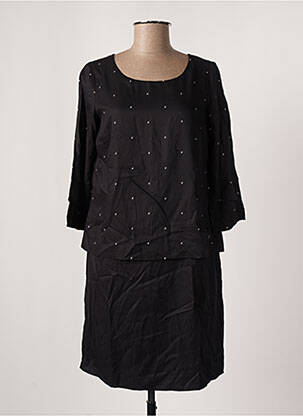 Rochie scurtă mâneci 3/4 mâneci 3/4 negru CECIL femeie