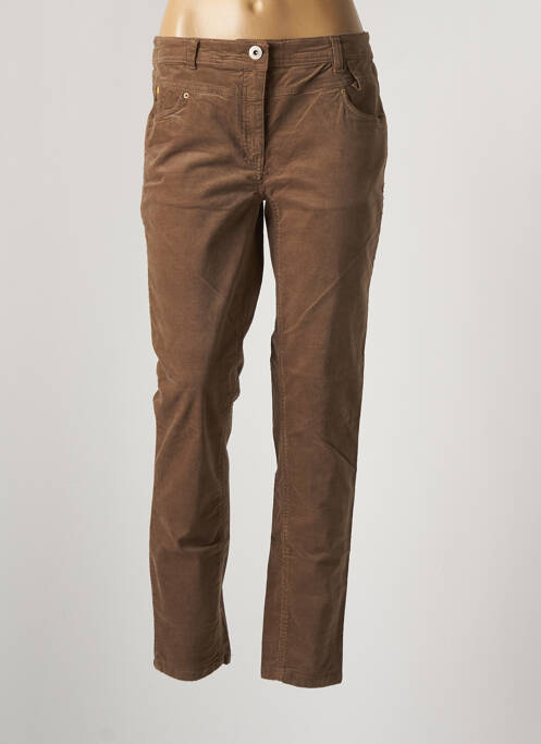 Pantalon slim maro CECIL femeie
