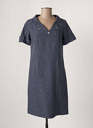 Rochie scurtă mâneci scurte mâneci scurte albastru FRANCE RIVOIRE femme