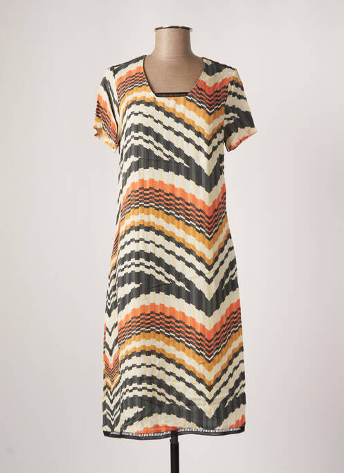 Rochie midi portocaliu MERI & ESCA femeie