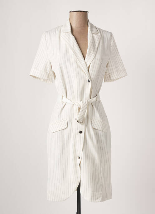 Rochie midi alb EVA KAYAN femeie