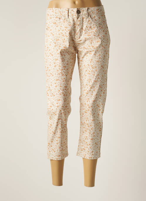 Pantalon trei sferturi bej CREAM femeie