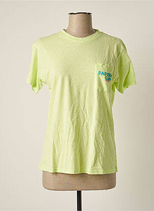 Polo elasticitate mâneci scurte verde BANANA MOON femeie
