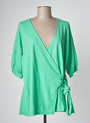 Tunică mâneci scurte verde TIFFOSI femeie