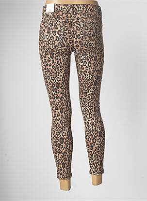 Pantalon 7/8 elasticitate talie joasă maro R.DISPLAY femeie