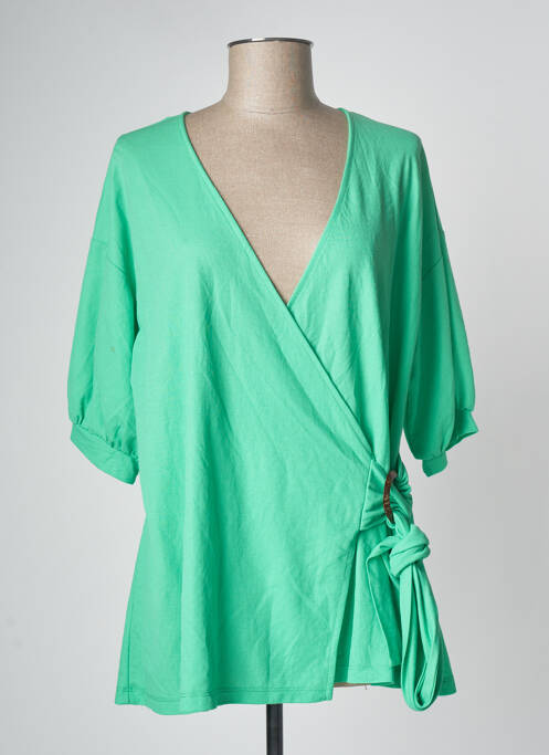 Tunică mâneci scurte verde TIFFOSI femeie