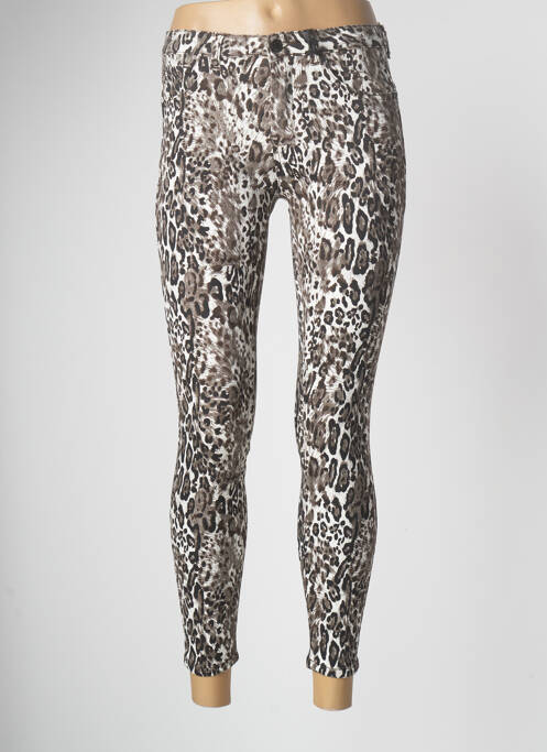 Pantalon 7/8 maro R.DISPLAY femeie