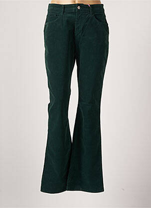 Pantalon evazat elasticitate mărime normală verde KANOPE femeie